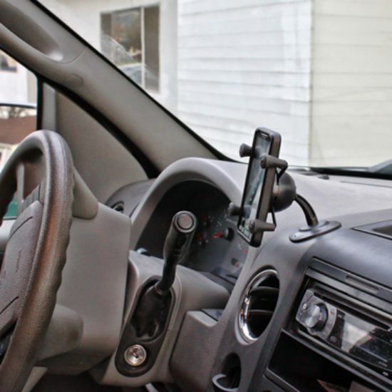 RAM® X-Grip® Phone Holder with Lil Buddy™ Adhesive Dash Mount