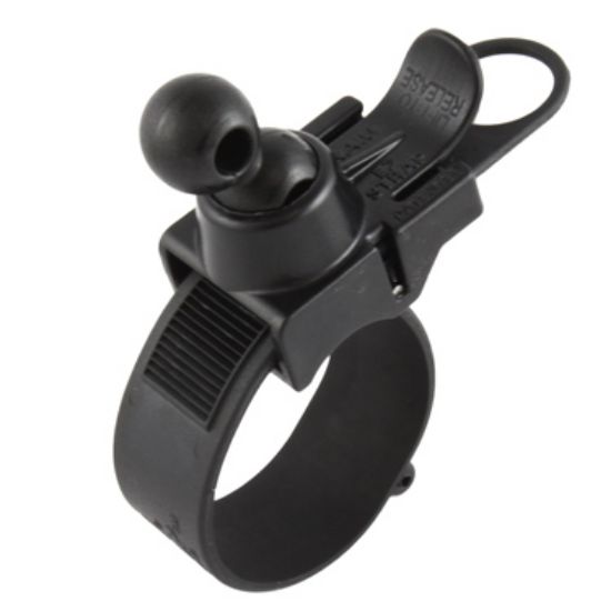 RAM® EZ-Strap™ Rail Mount with Double Ball Adapter
