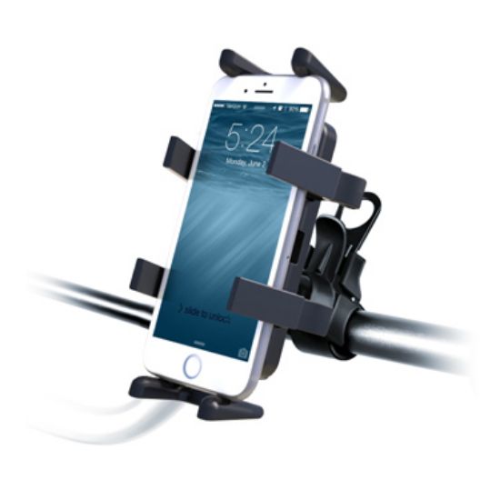 RAM® Finger-Grip™ Universal Holder with RAM® EZ-Strap™ Rail Mount