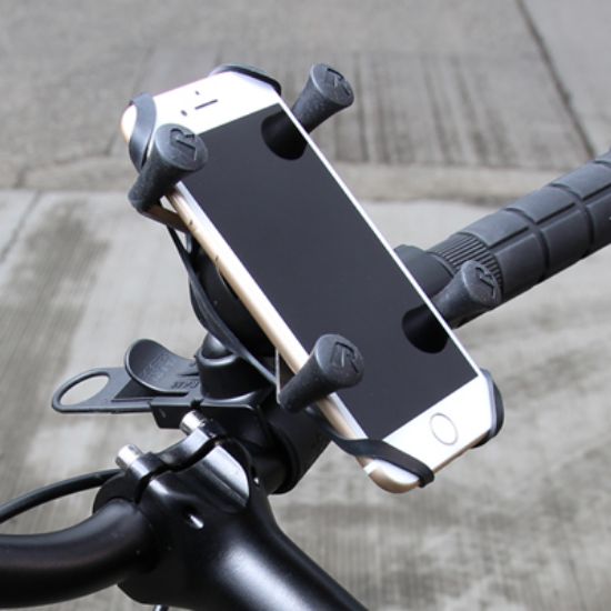 RAM® X-Grip® Phone Mount with RAM® EZ-Strap™ Rail Mount