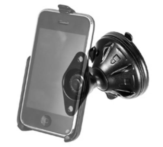 RAM® Mighty-Buddy™ Suction Cup Mount with Diamond Plate