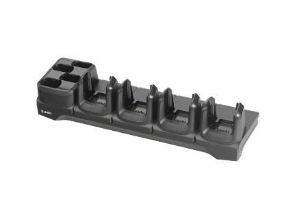 MC33 5SLOT CHARGE SHARECRADLE/W/4SLOT BTRY CHARGER IN