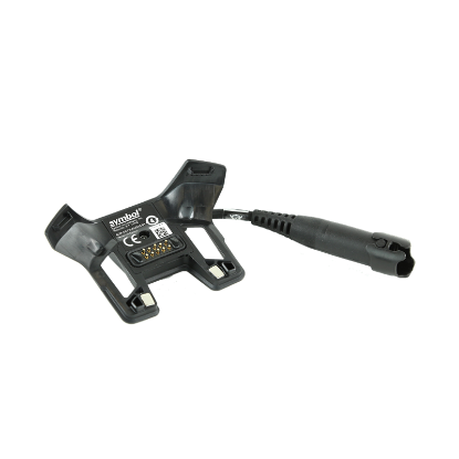 Snap-on Audio Adapter (3.5mm jack) with Retention and Anti-Rotation Lock/Clip