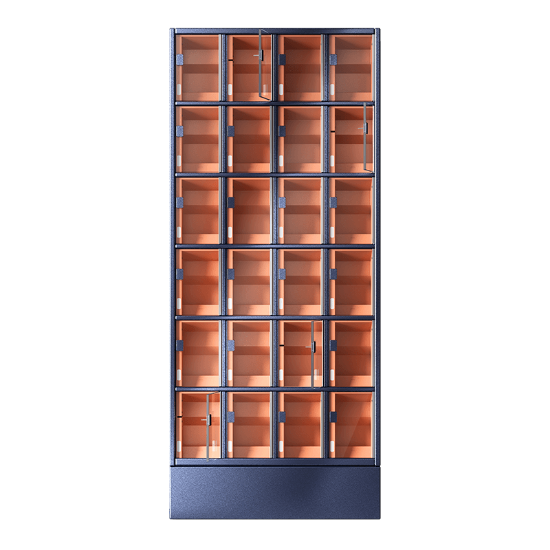 M2T Mobile Devices Locker Cabinet | CS-1-B-XX-L-24