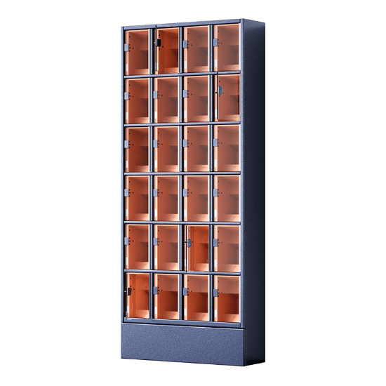 M2T Mobile Devices Locker Cabinet | CS-1-B-XX-L-24